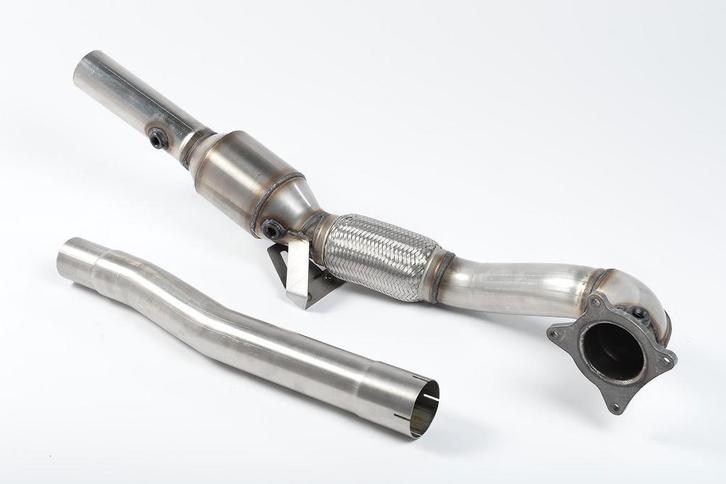 Gegoten downpipe met HJS High Flow Sports Cat | Audi TT Mk2, Auto-onderdelen, Uitlaatsystemen, Nieuw, Verzenden
