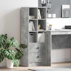 vidaXL Highboard met lade Beton Grijs 45,5 x 34 x 127 cm, Verzenden, Nieuw