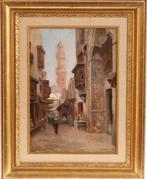 Frans Wilhelm Odelmark (1849-1947) - Cairo Street scene, Antiek en Kunst