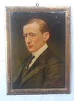 Enseigne publicitaire - Guglielmo Marconi - Étain, Antiquités & Art