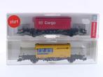Schaal H0 Fleischmann 523402 K en 5237 K set van 2 contai..., Hobby & Loisirs créatifs, Trains miniatures | HO, Ophalen of Verzenden