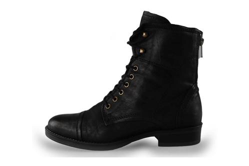 Manfield Veterboots in maat 39 Zwart | 5% extra korting, Kleding | Dames, Schoenen, Zwart, Zo goed als nieuw, Overige typen, Verzenden