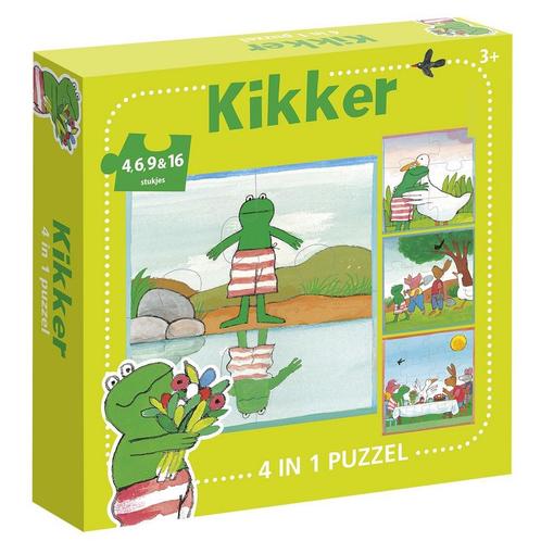 Kikker 4- In 1 Puzzel, Hobby & Loisirs créatifs, Articles de fête, Envoi