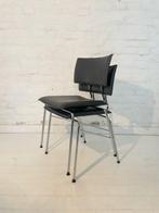 Dietiker - Stapelbare stoel (2) - Sparta - Chroom, Leder,, Antiek en Kunst