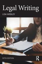Legal Writing 9781138586154 Lisa Webley, Verzenden, Zo goed als nieuw, Lisa Webley