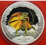 Tuvalu. 1 Dollar 2013 - Lizard - 1 Oz with COA and BOX (Sans