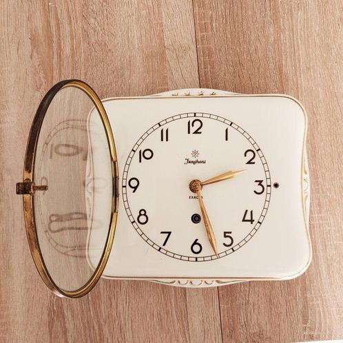 Horloge murale - Vintage Céramique - 1940-1950 - Junghans, Antiek en Kunst, Kunst | Designobjecten