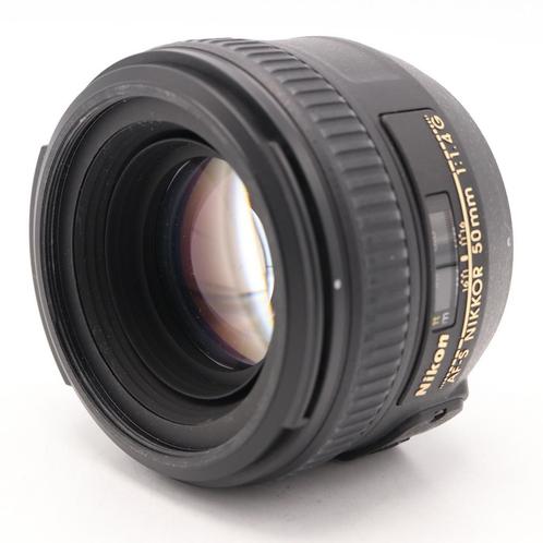 Nikon AF-S 50mm F/1.4G occasion, Audio, Tv en Foto, Foto | Lenzen en Objectieven, Zo goed als nieuw, Verzenden