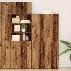 vidaXL Hoge Kast Oude Hout 30x42.5x185 cm Geengineerd Hout, Huis en Inrichting, Kasten | Dressoirs, Verzenden, Nieuw
