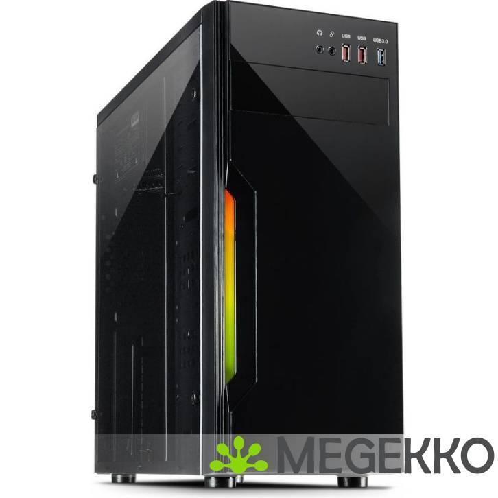 Inter-Tech B-42 RGB Toren Zwart, Computers en Software, Computerbehuizingen, Nieuw, Verzenden