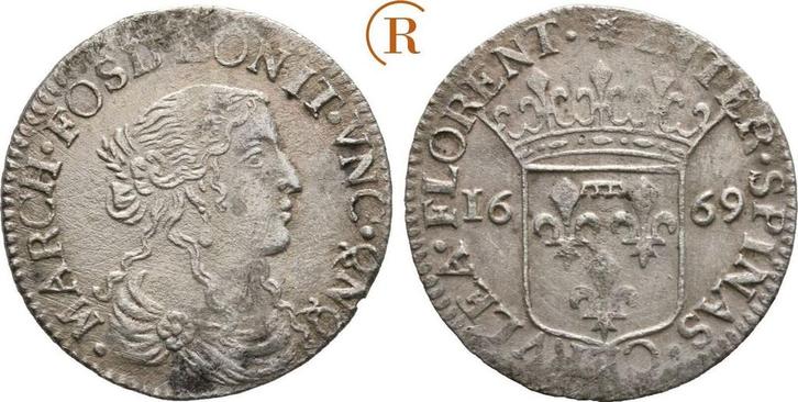 1/12 Ecu ( Luigino ) 1669 Tassarolo: Livia Maria Centurio..., Postzegels en Munten, Munten | Europa | Niet-Euromunten, België
