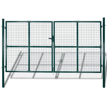 vidaXL Tuinpoort modern hekwerk 289 x 200 cm / 306 x 250 cm, Tuin en Terras, Verzenden, Nieuw