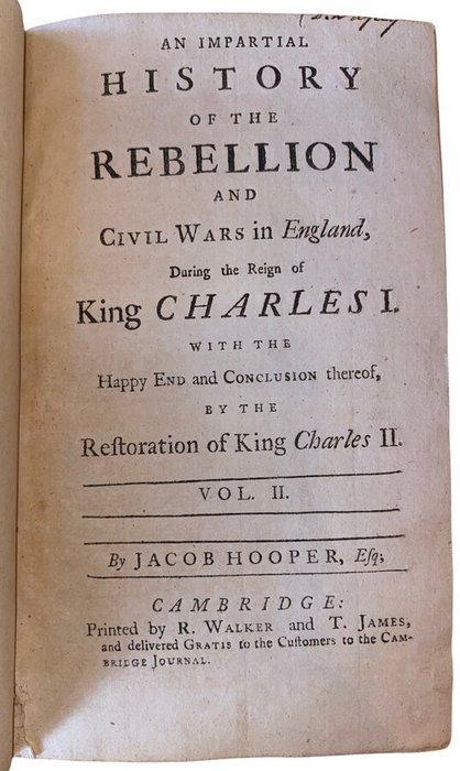 Jacob Hooper - An Impartial History of the Rebellion and, Antiek en Kunst, Antiek | Boeken en Manuscripten