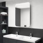 vidaXL Armoire de salle de bain à miroir LED blanc et, Verzenden, Neuf