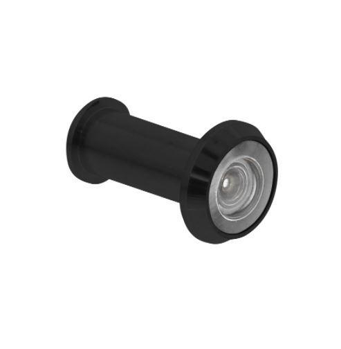 Intersteel deurspion 180° zwart, Doe-het-zelf en Bouw, Hang- en Sluitwerk, Klink of Kruk, Nieuw, Overige materialen