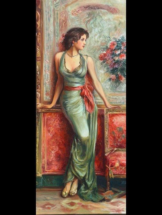 BarBeni (1981) - Marguerite Gautier, Antiek en Kunst, Kunst | Schilderijen | Klassiek