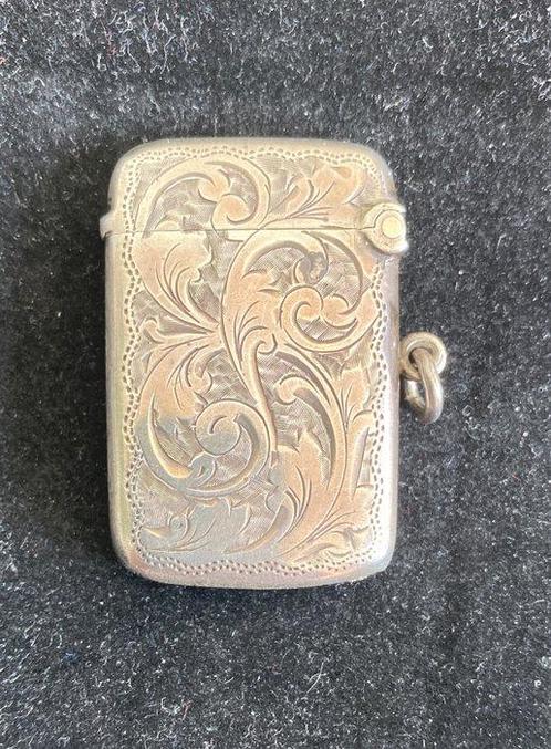 M.Bros - Zonder Minimumprijs - Luciferhouder - .925 zilver, Verzamelen, Rookartikelen, Aanstekers en Luciferdoosjes