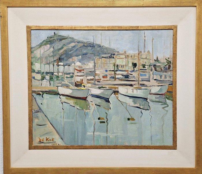 Anne Pierre de Kat (1881-1968) - Mediteraanse haven, Antiquités & Art, Art | Peinture | Classique