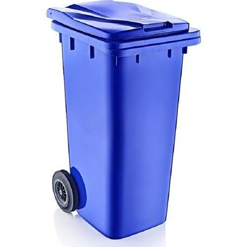 Minicontainer 120 liter nieuw Blauw Per stuk, Huis en Inrichting, Woonaccessoires | Prullenbakken, Ophalen of Verzenden