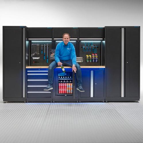 Datona Werkplaatsinrichting PREMIUM eiken werkblad met, Doe-het-zelf en Bouw, Werkbanken, Ophalen of Verzenden