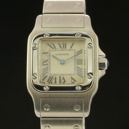 Cartier Santos Galbée 9057930 uit 2001, Handtassen en Accessoires, Horloges | Dames, Verzenden