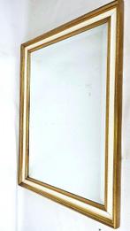 Wandspiegel  - wood gilded wall mirror with facet cut mirror