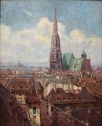 Max Pistorius (1894 - 1960) - The roofs of old Vienna, Antiek en Kunst, Kunst | Schilderijen | Klassiek