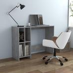 vidaXL Bureau 102,5x35x75 cm bewerkt hout betongrijs, Huis en Inrichting, Bureaus, Verzenden, Nieuw