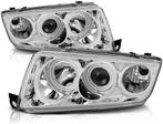 Koplampen dual halo rims SKODA FABIA I 12 99-08 ANGEL EYE..., Auto-onderdelen, Ophalen of Verzenden, Nieuw