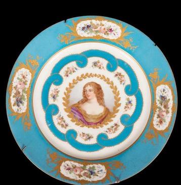 Sevres - Assiette (2) - Retratos - Porcelaine - Sèvres,