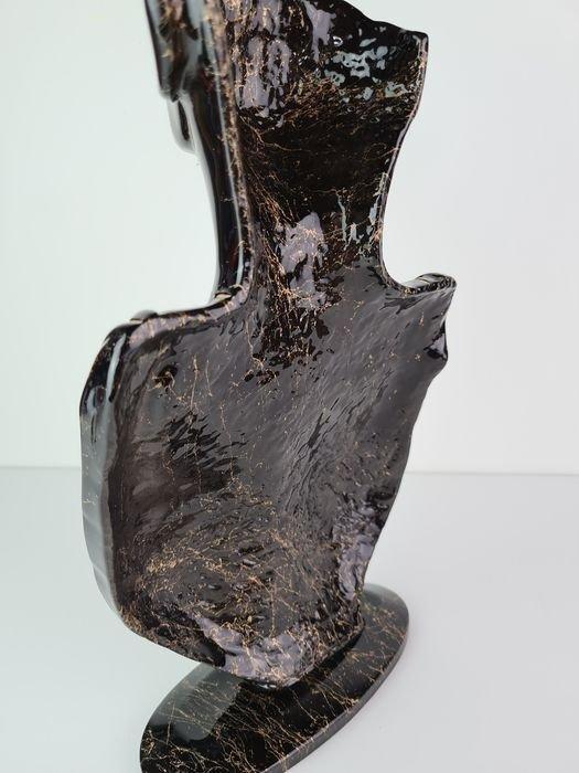 Santicri - Tired Face Black & Gold Marble, Antiquités & Art, Art | Objets design