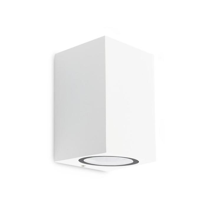 Wandverlichting modern Geo Muurlamp Wit Buitenverlichting, Tuin en Terras, Buitenverlichting, Verzenden