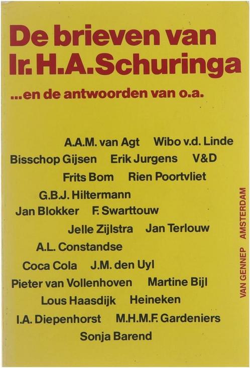 De brieven van Ir. H.A. Schuringa ...en de antwoorden van, Boeken, Overige Boeken, Gelezen, Verzenden