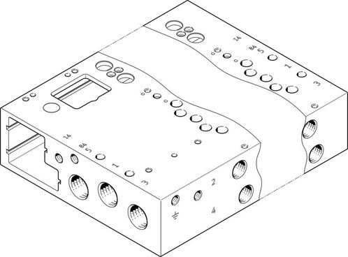 Rail De Distribution Festo - 573510, Doe-het-zelf en Bouw, Gereedschap | Overige machines, Verzenden