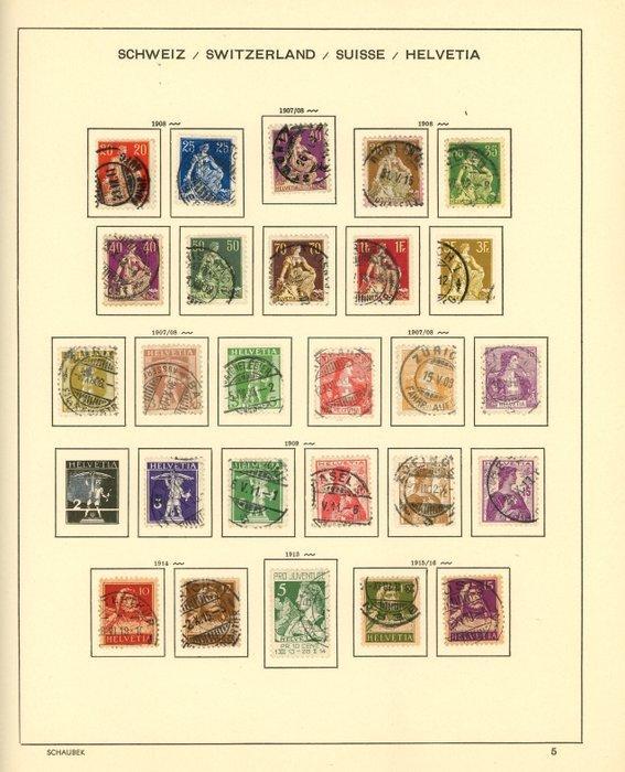 Zwitserland 1854/1930 - Zwitserland, een mooi geheel vanaf, Postzegels en Munten, Postzegels | Amerika