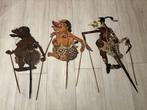 3 wayang kulit - Java - Indonesië