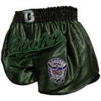 Booster Muay Thai Short Retro Slugger 2 Groen, Vêtements | Hommes, Vechtsport, Verzenden