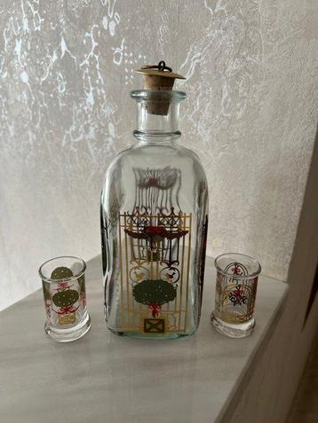 Carafe - Verre - motif de Noël Holmegaard
