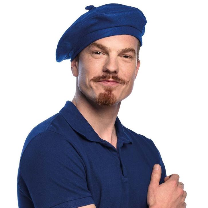 Baret Blauw, Hobby en Vrije tijd, Feestartikelen, Nieuw, Verzenden
