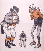 Spotprent over buitenlandse invloed op de Nederlandse per..., Antiek en Kunst, Verzenden