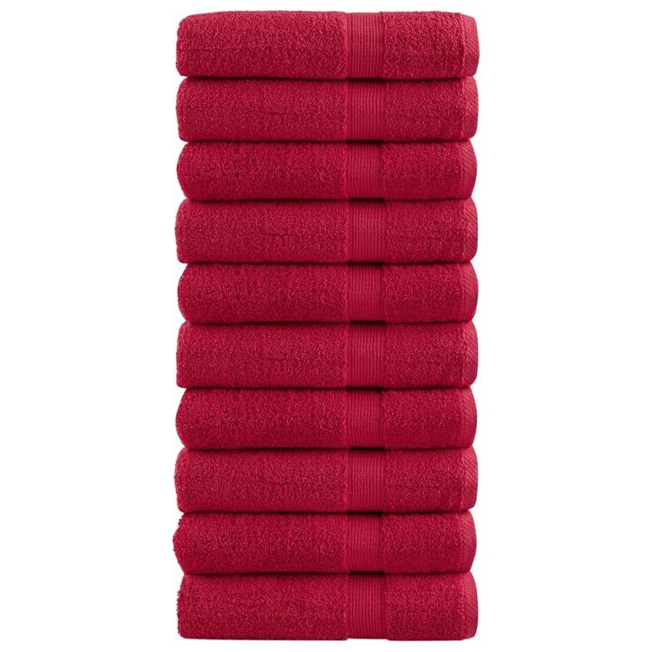 vidaXL Badhanddoeken SOLUND 10 st 600 g/m² 100x150 cm, Huis en Inrichting, Badkamer | Badtextiel en Accessoires, Nieuw, Verzenden