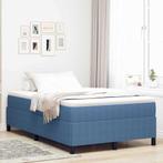 vidaXL Bedframe Blauw 120 x 200 cm Katoenen stof, Huis en Inrichting, Verzenden, Nieuw