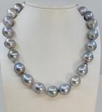 Collier Argent, Perles de Tahiti nacrées métalliques, Nieuw