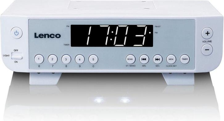 Radio - FM / AM - met Bluetooth - Keukenradio - Lenco - KCR-, Audio, Tv en Foto, Radio's, Nieuw, Verzenden