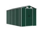 Veiling - VidaXL metalen tuinschuur groen 385x191x198cm, Tuin en Terras, Nieuw