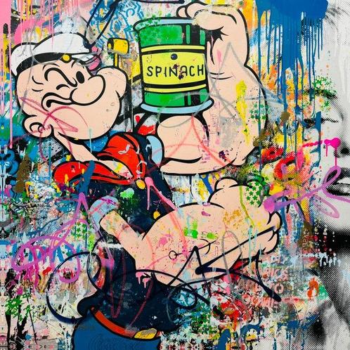 CASPA - Popeye, Antiquités & Art, Art | Peinture | Moderne