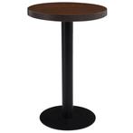 Koffiebar Deal: Bistrotafel Donkerbruin -35%! Topkoop!, Tuin en Terras, Tuintafels, Verzenden, Nieuw, Rond, Metaal