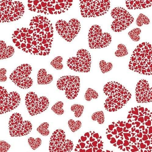 Cellofaanfolie bloemenfolie inpakfolie double hearts 80 cm x, Huis en Inrichting, Woonaccessoires | Kunstplanten en Kunstbloemen