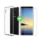 Samsung Galaxy Note 8 Transparant TPU Hoesje + Screen, Verzenden
