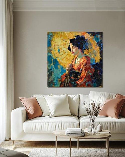 Michael Mey - Vivid Geisha II, Antiek en Kunst, Kunst | Schilderijen | Modern